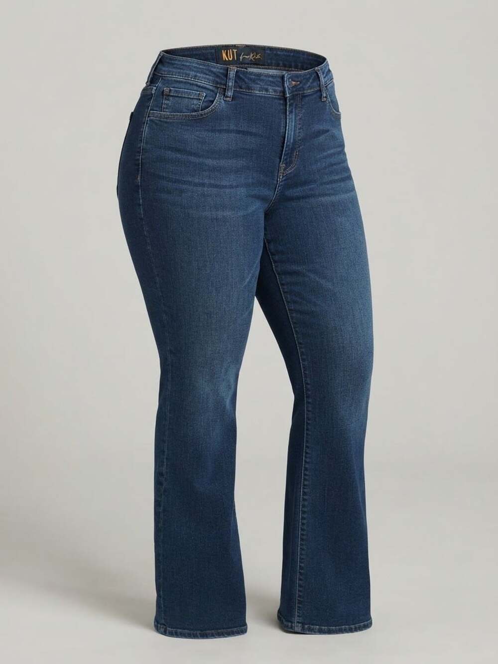 KUT from the Kloth Flare Jeans Size 14 Blue Denim